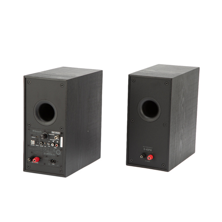 Klipsch Reference R-40PM 4" 240W 2-Way Wireless Active Bookshelf Speakers, Pair, Black